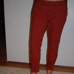 ana read/orange jeans